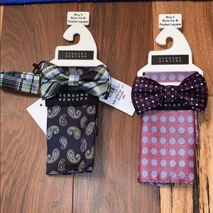 Bow tie and handkerchiefs sets